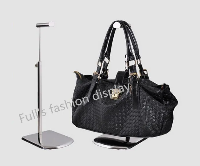 Hot sale adjustable Metal Handbag Display Stand Stainless Steel Handbag