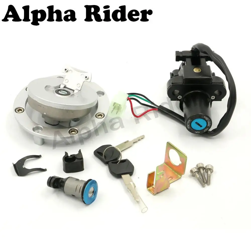 

Ignition Switch+Fuel Gas Tank Cap Cover+Seat Lock+Keys for Honda ST 1300 ST1300 Pan European 2002-2011 CB 1300 CB1300 2003-2008