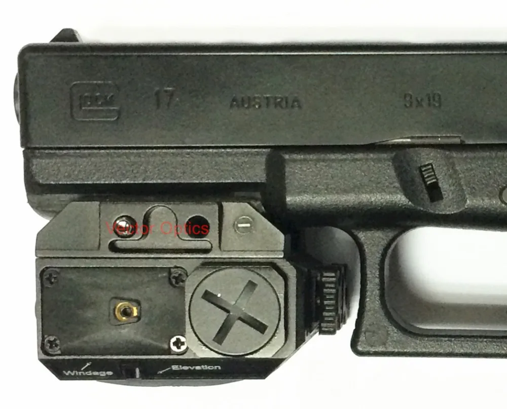 Векторная оптика GLOCK 17 19 пистолет с зеленым лазерным лучом прицел светодиодный