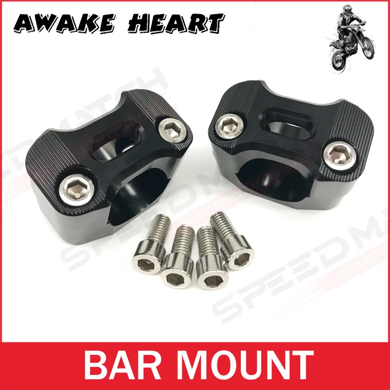 CNC алюминий черный 22 до 28 мм 1 1/8 &quotЖир Бар мотоцикл бар зажимы руль стояки