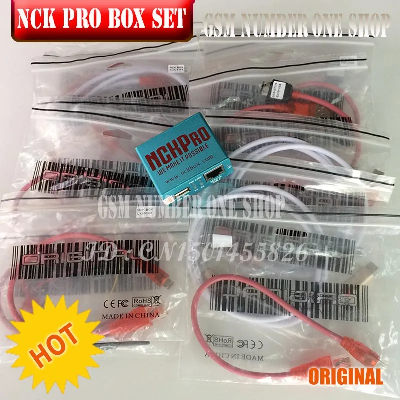 Новейшая версия оригинальная NCK Pro коробка NCK Pro 2 коробка(поддержка NCK+ UMT 2 в 1) новое обновление для huawei Y3, Y5, Y6+ 16 кабелей