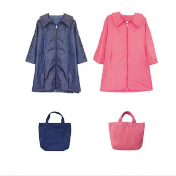 

WINSTBROK Adults Women Raincoat Waterproof Nylon Raincoats With Packing Pouch Poncho Rain Wear Outdoor Poncho Blouses For Women