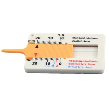 

Wholesale 500 pcs Tire depth Ruler Auto Tyre Tread Depth Gauge Caliper Car Motorcycle Caravan Trailer Wheel Measure Repair Tool