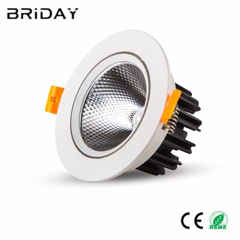 

Round Dimmable Epistar COB LED Recessed Downlight 8W 12W Warm White/Natural White/Cold White LED Ceiling Spot Light AC110V 220V