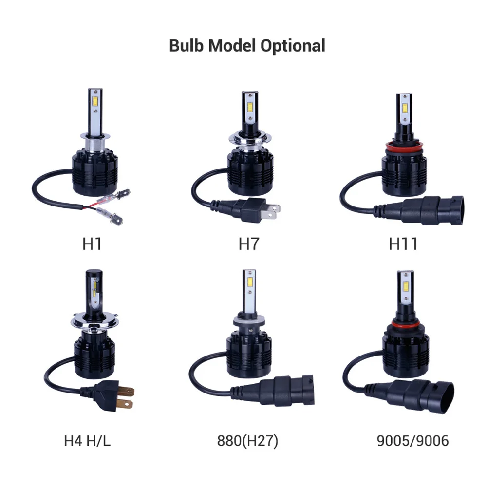 TC X LED светодиодные лампы H1 H7 H11/H8/H9 H4/9003 9005/HB3 9006 /HB4 880/H27 7200LM 6000 К фары автомобиля