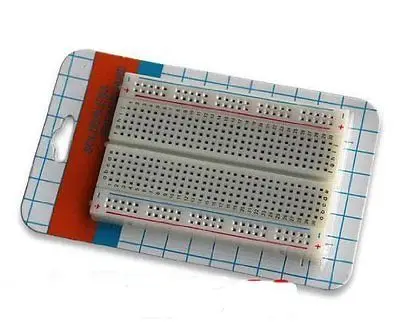 

10PCS Mini Solderless Breadboard Bread Board 400 Contacts Available Test Develop