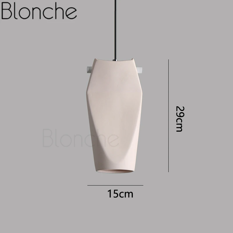Современная Керамическая подвеска в скандинавском стиле, светодиодная Подвесная лампа для гостиной, кухни, бара, домашнего декора, освещение, простое искусство, лофт, светильники