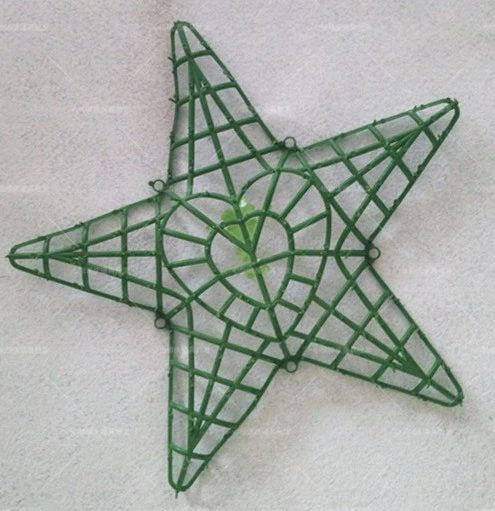 

New 1 PC Pentagram Flower wall tile plastic flower shelf LOVE heart-shaped plastic grid shelf wedding flower arrangement props