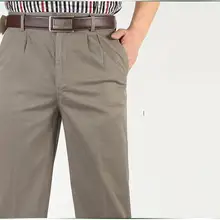 Новое поступление, мужские весенне-летние тонкие повседневные длинные штаны с высокой талией, брендовые свободные удобные супер большие размеры 30-36, 38, 40, 42, 44, 46