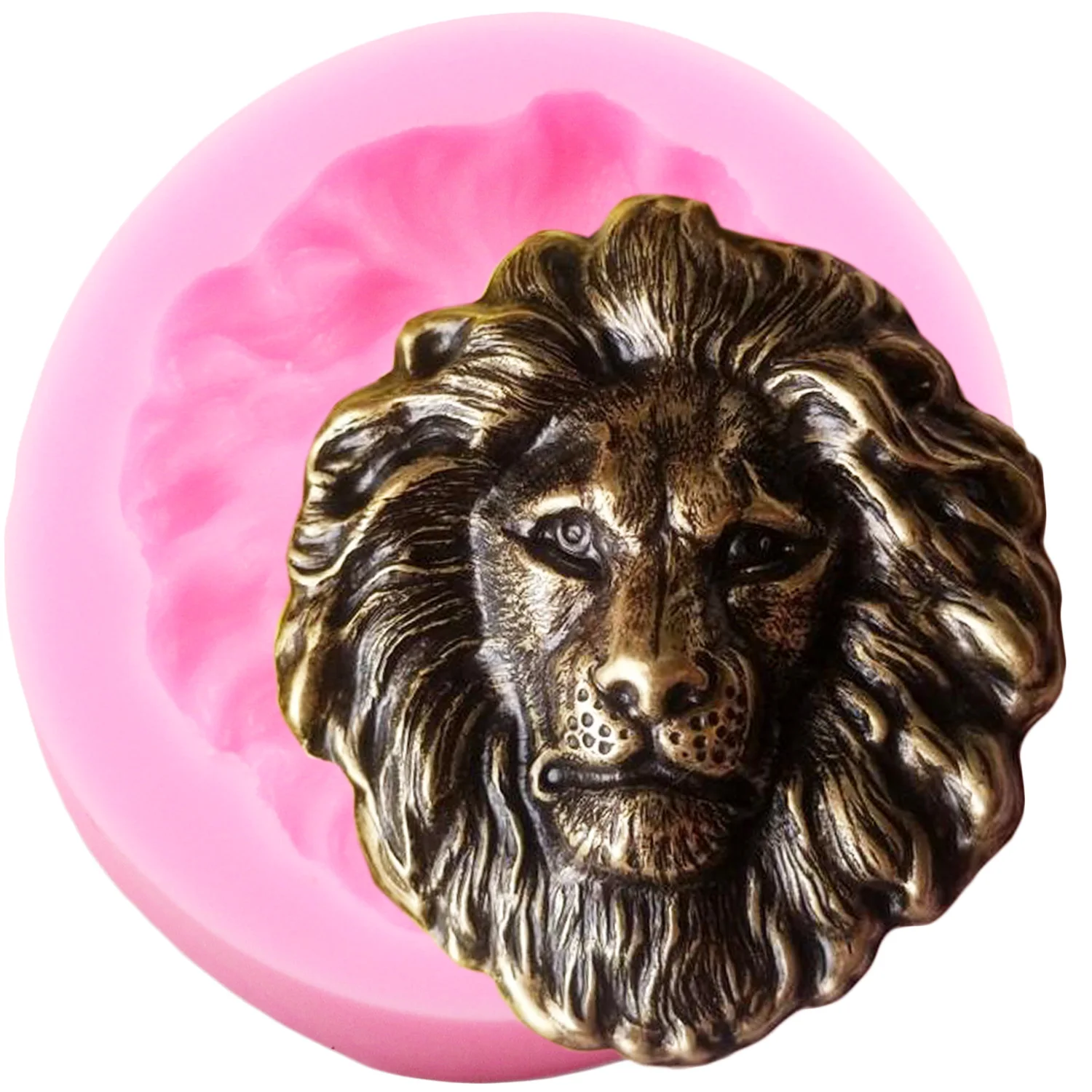 

3D Lion Silicone Mold Sugarcraft Candy Fondant Molds DIY Party Cake Decorating Tools Soap Polymer Clay Mould Chocolate Moulds