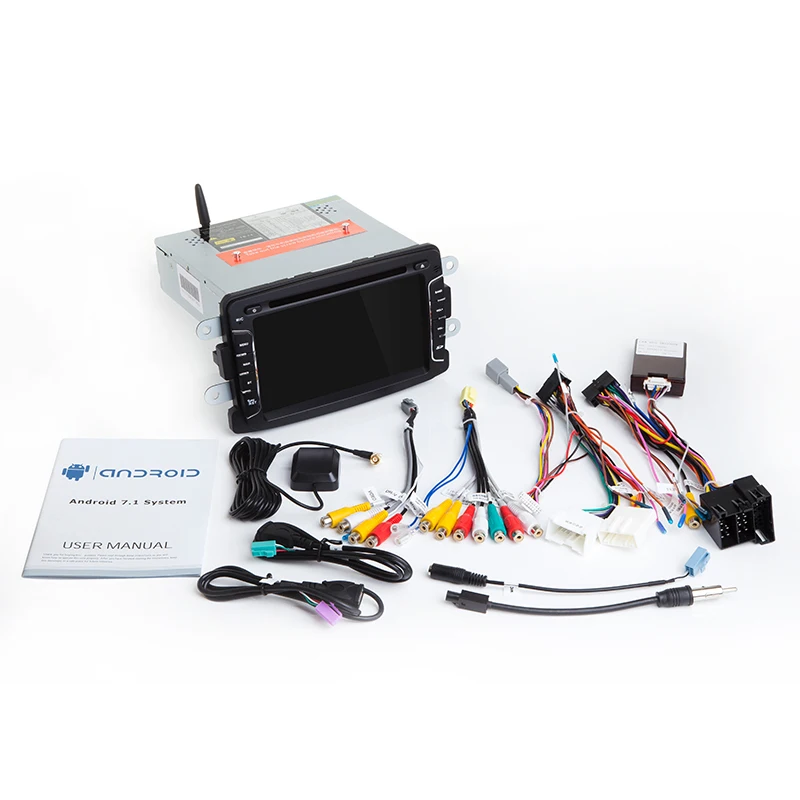 Best 7" Android 8.1 Quad Core Car DVD Player For Dacia/Sandero/Duster/Renault/Captur/Lada/Xray 2/Logan 2 Radio GPS Navigation BT Wifi 4