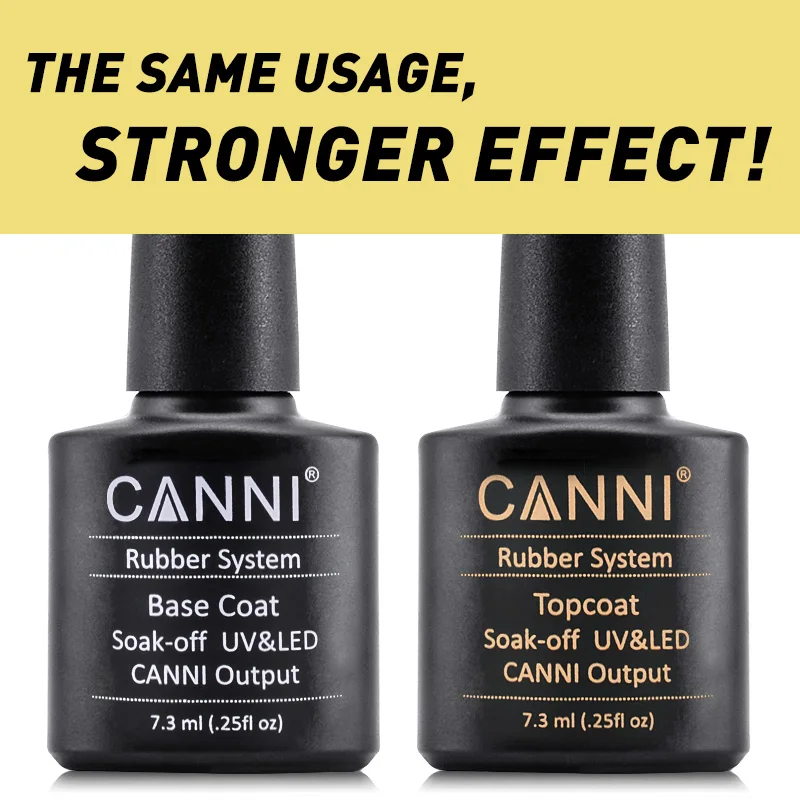 CANNI قاعدة معطف يراعى عالية لامعة المقسى لا يمسح مات أعلى UV LED الأساس هلام طويلة الأمد اللون ورنيش جيل للأظافر البولندية CANNI قاعدة معطف يراعى عالية لامعة المقسى لا يمسح مات أعلى UV LED الأساس هلام طويلة الأمد اللون ورنيش جيل للأظافر البولندية