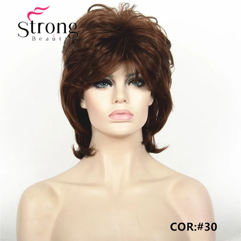 L-1943A #30 Light Auburn short wig (1)_