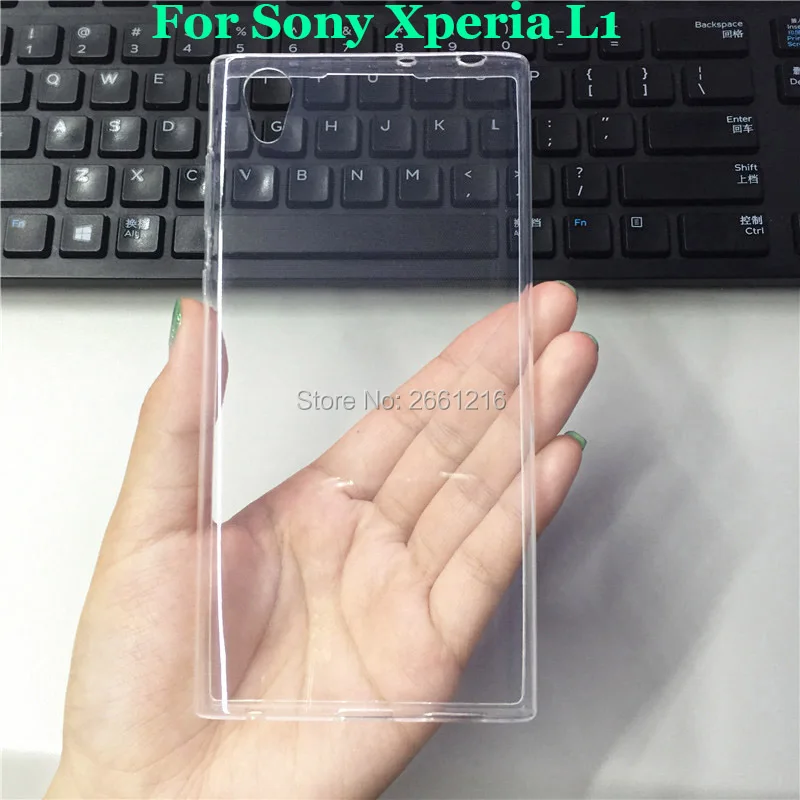 

For Sony Xperia L1 Ultra Thin Soft TPU Silicon Gel Transparent Case Back Cover For Sony Xperia L1 G3311 G3312 G3313 5.5"