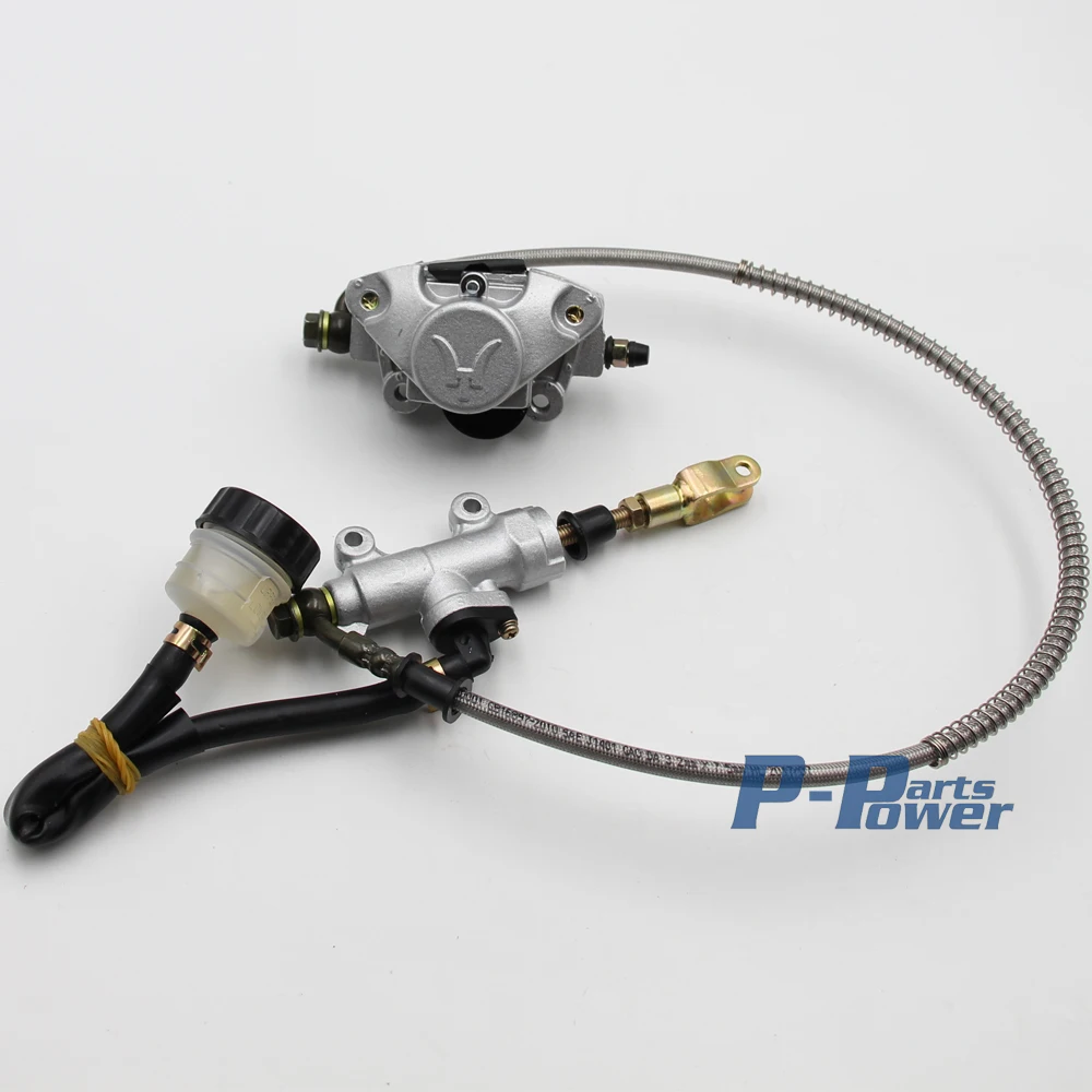 Roketa Rear disc brake assembly master cylinder caliper For ATV Quad 150cc 200 250cc Taotao Buyang Kazuma AIM-EX Coolsport Sunl