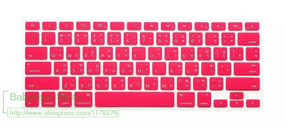 Для MacBook Air 13 15 Pro Retina 3 4 тайский протектор клавиатуры чехол для Apple Mac book keyboard |