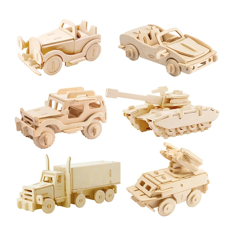 

Robotime 3D Wooden Puzzle Jigsaw Toys Assembly Model Building Kits Wood Art Craft Toys for Children Drop Shipping Wholesale