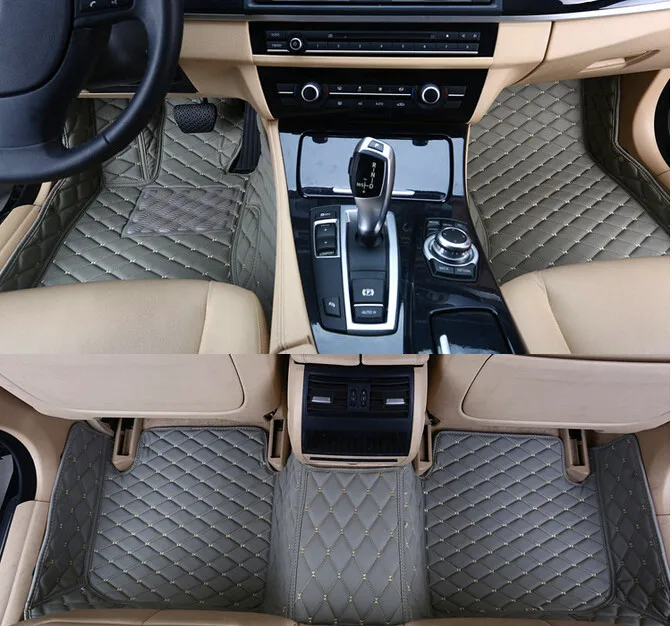 

Best quality rugs! Custom special car floor mats for Volkswagen Multivan Transporter T5 5 seats 2015-2003 waterproof car carpets
