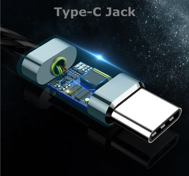 GutsyMan проводные наушники usb type C вкладыши для наушников с микрофоном стерео гарнитура наушники для samsung Xiaomi huawei компьютер