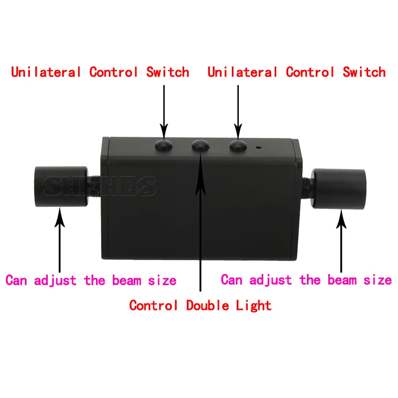 Factory outlet Mini Dual Direction зеленый двойной луч лазерного освещения хорошо для DJ дискотеки танцпол ночной клуб и бар