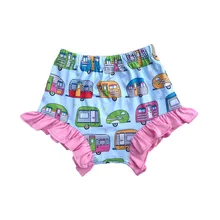 Великолепные шорты для девочек, 6 цветов красивые качественные хлопковые шорты с оборками для малышей От 0 до 7 лет Одежда для маленьких девочек летняя одежда в богемном стиле для девочек