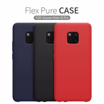 

NILLKIN Flex Pure Liquid Silicone Case For Huawei Mate 20 pro Anti-fingerprint soft Back cover soft case For Huawei Mate 20 pro