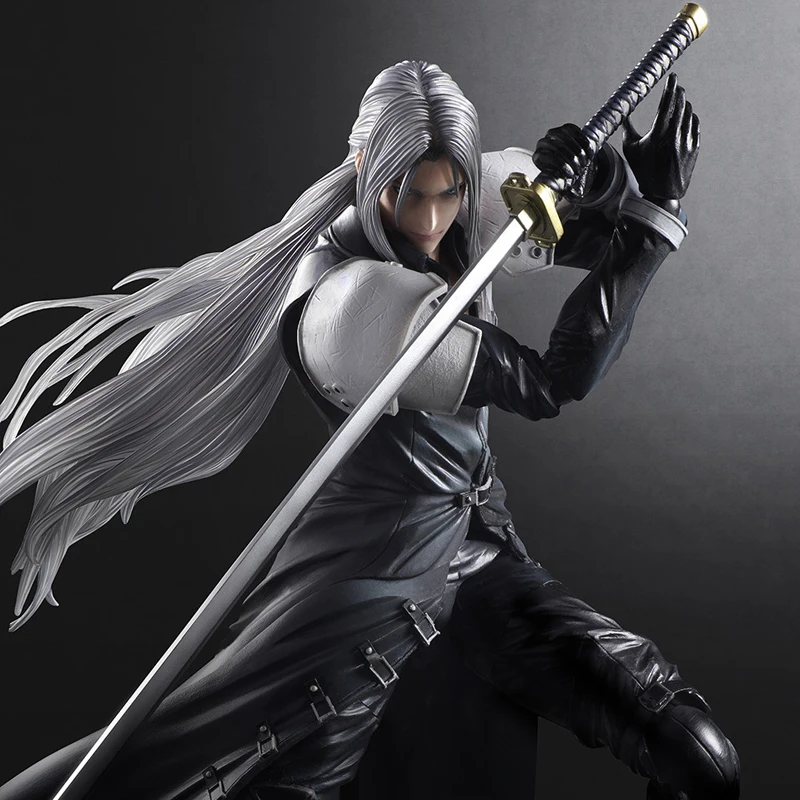 Paly Play Arts Kai Final Fantasy VII 7 Sephiroth ПВХ фигурка Squall Leonhart Gunblade фигурка Коллекционная модель игрушки