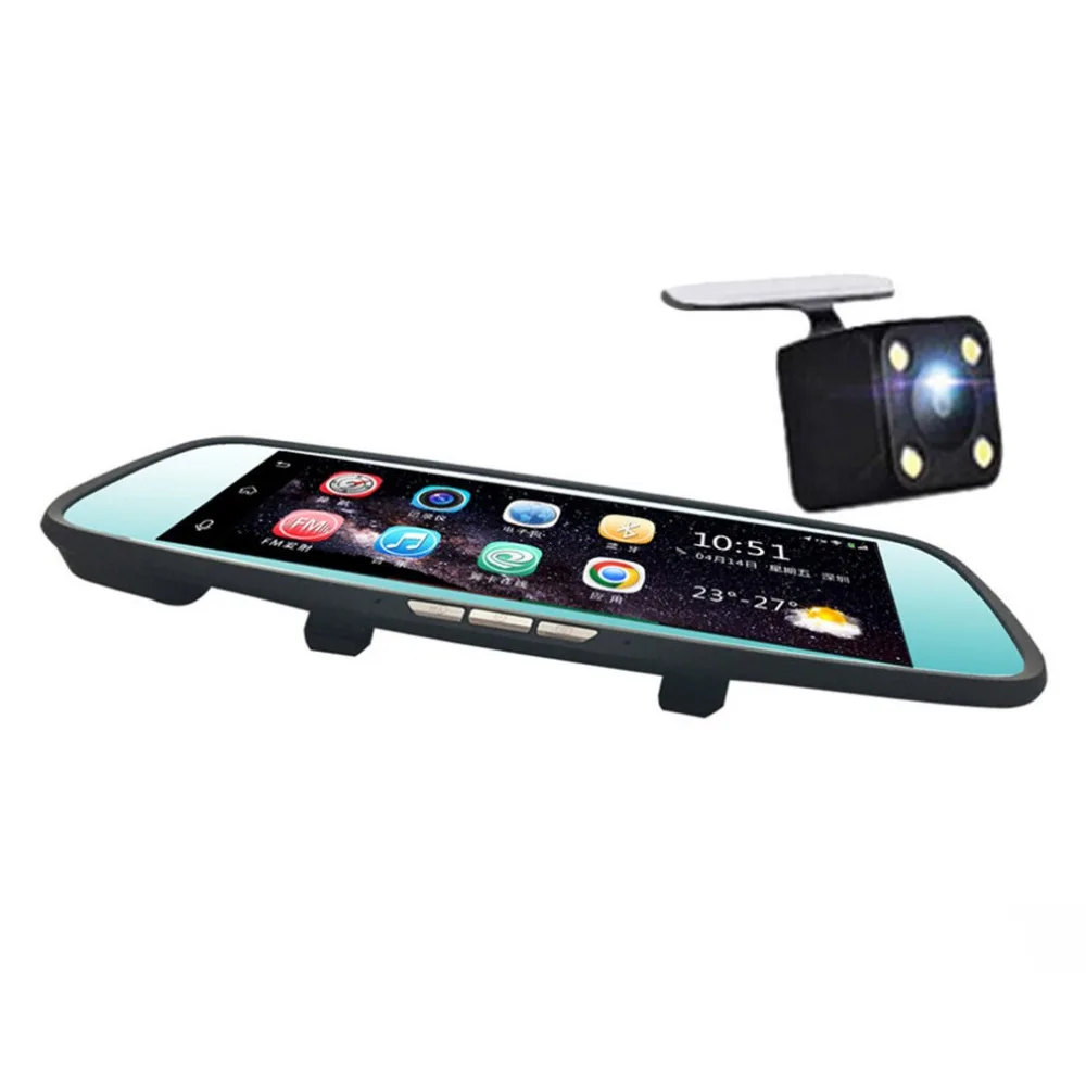 

8 Inch Dual Lens 4G 1080P Driving Recorder 170 Degree Car Rear View Mirror DVR Inner Wifi Bluetooth Car Back Video GPS Navigator
