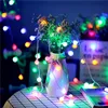 Holiday Lamp string USB 1.5M 3M 6M 10M Fairy Garland Ball LED String Light Battery Operated Christmas Wedding Party 220V EU Plug ► Photo 3/6