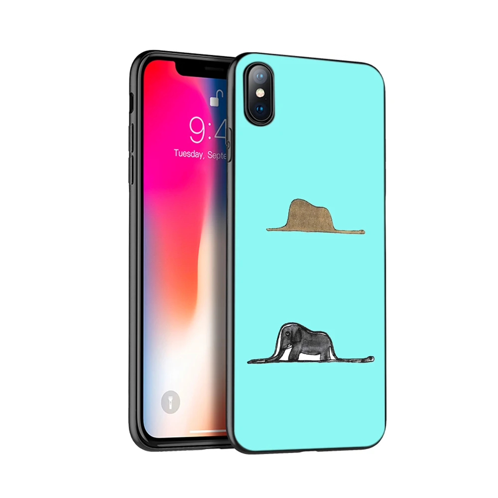 14295 Черный чехол ТПУ для iphone 5 5s se 6 6s 7 8 plus x 10 чехол силиконовый чехол для iphone XR XS MAX чехол Маленький принц лиса цитаты - Цвет: 14295