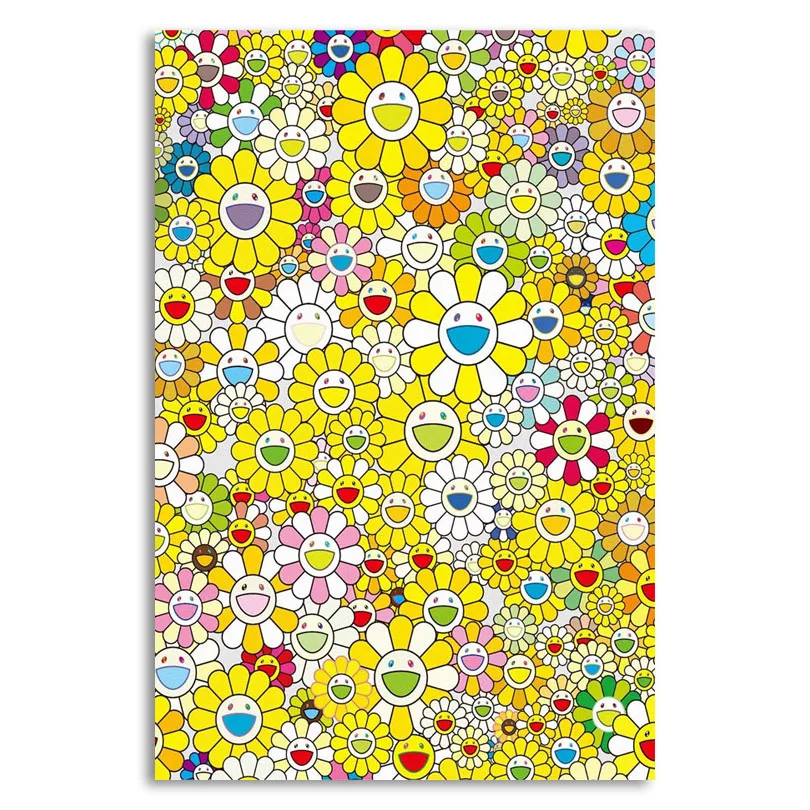

Q0478 Posters and Prints Takashi Murakami Japanese Pop Trippy Art Poster Canvas Painting Home Decor