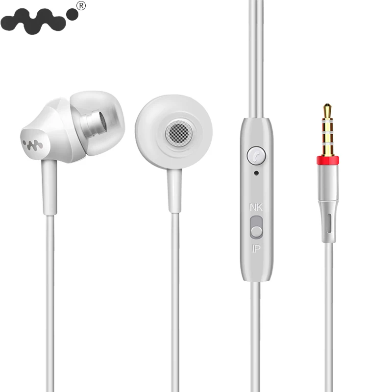 

Heavy Bass In-ear Earphone with HD Mic Stereo Sound Quality Wired Earbuds Free Answer Control Earpiece for iphone Samsung Sony