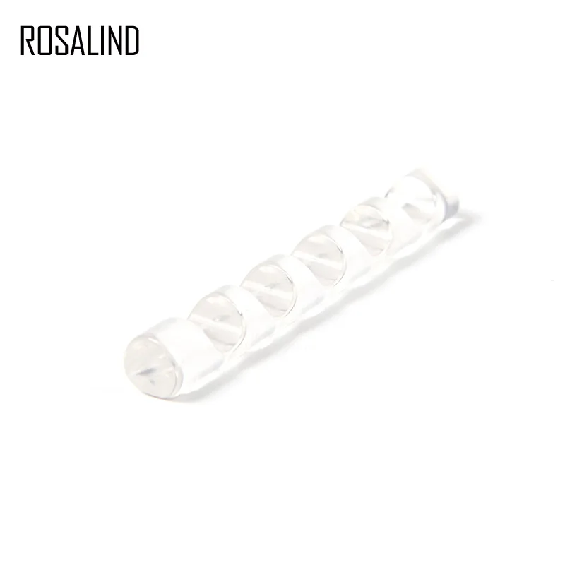 

ROSALIND 1pc 5 Grid Penholder Nail Art Brush Pen Tool Holder Rack Clear Acrylic UV Gel Brush Stand Holder Nail Decoration Pens