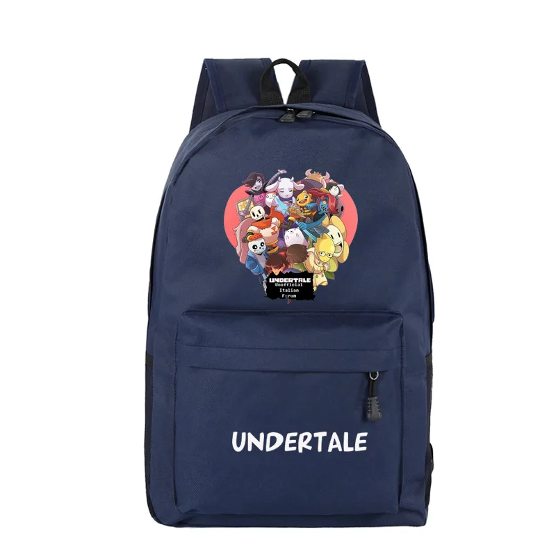 أنيمي Undertale بلا بردية الكرتون في سن المراهقة الأطفال حقيبة مدرسية محمول Shouldres حقائب السفر حقيبة