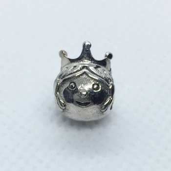 

original 925 sterling silver Princekin head portrait charms&beads fit Pd bracelet for women gift