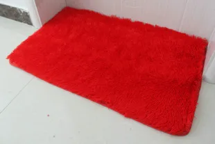 HUAMAO напольные ковры Нескользящие мягкий коврик для спальни модели шелковистый ковер коврики диван искусственная кожа спальня коврики для гостиной - Цвет: Красный