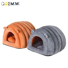 Dog House Portable Indoor Pet Bed Soft Warm and Comfortable Cat Dog Sweet Room pet house Dogs Beds With Pillow Sofa Sleeping
