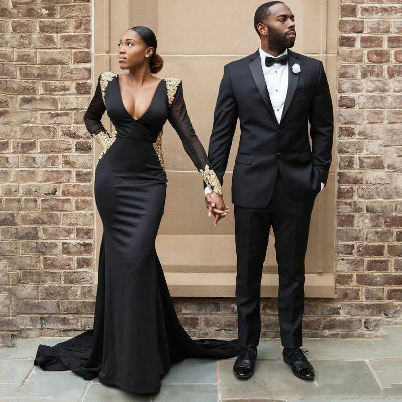 

2Piece Latest Coat Pants Designs Black Men Suits for Wedding Best Man Blazers Slim Fit Costume Homme Prom Party Terno Masculino
