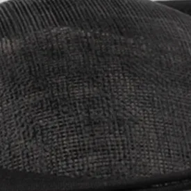 Шляпки из соломки синамей с вуалеткой с Клетка Фата Свадебные головные уборы, Коктейльные шляпки вечерние поводов аксессуары для волос несколько цветов - Цвет: Черный