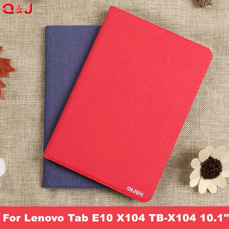 Чехол-подставка из искусственной кожи, чехол для lenovo Tab E10 E 10X104 TB-X104, 10,1 дюймов, для lenovo Tab E 10X104, чехол для планшета