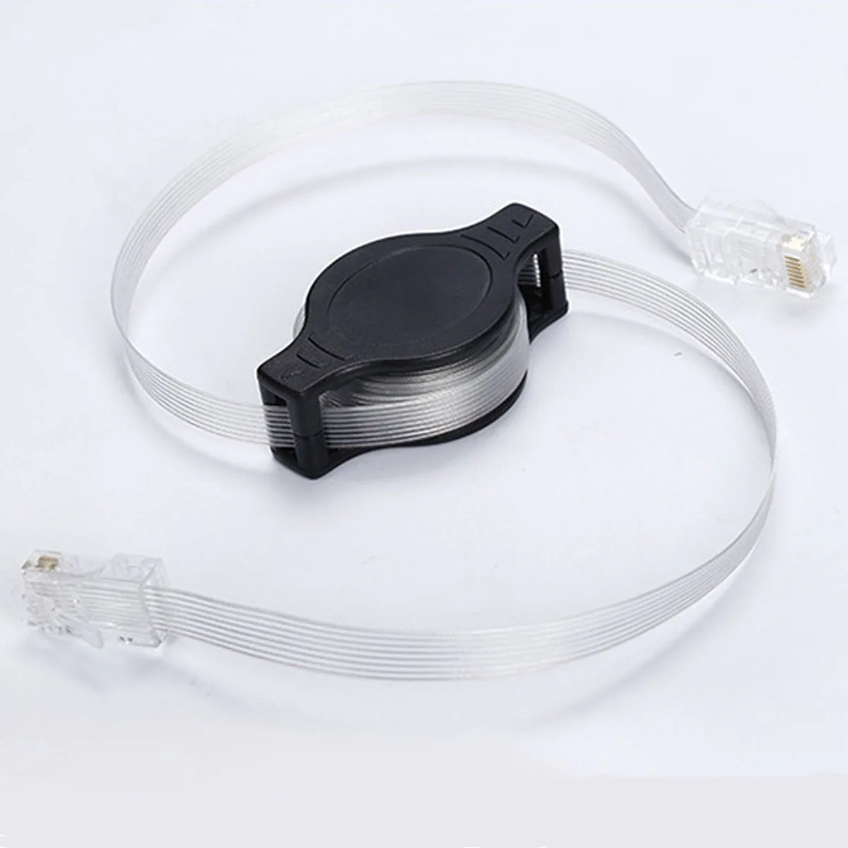 10 шт. JRGK Портативный Выдвижной Ethernet кабель LAN RJ45 Интернет сетевой патч черный для