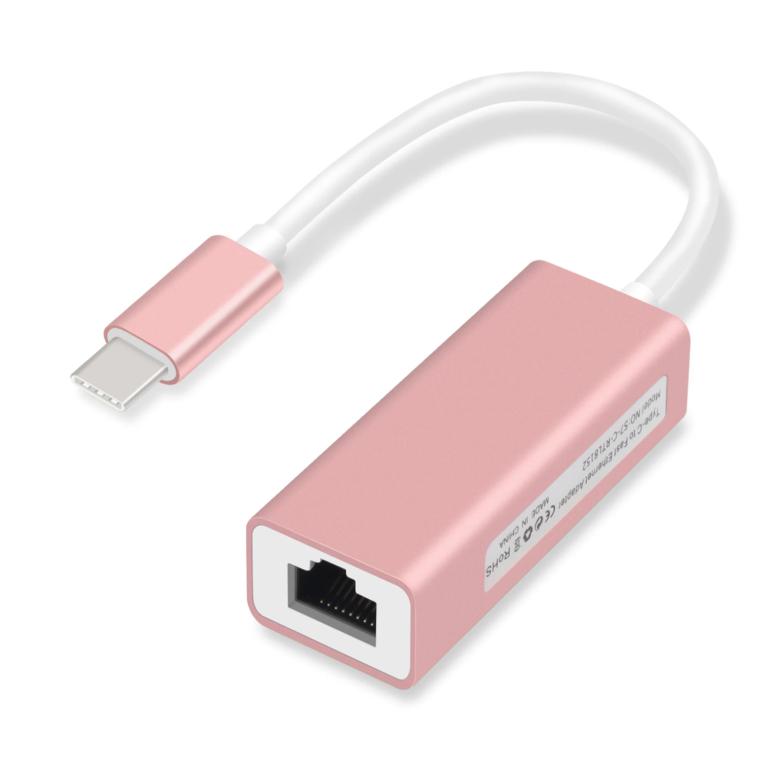 USB C Ethernet Алюминиевый usb type C для Rj45 сетевой карты RTS8152 для MacBook Pro Chromebook Pixel USB-C Rj45 Ethernet