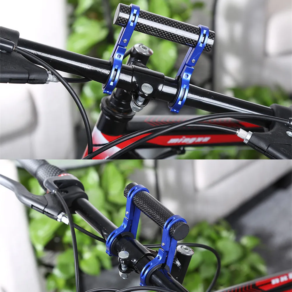 Outlife Bike Extended Seat MTB Double Handlebar Mount Carbon Fiber