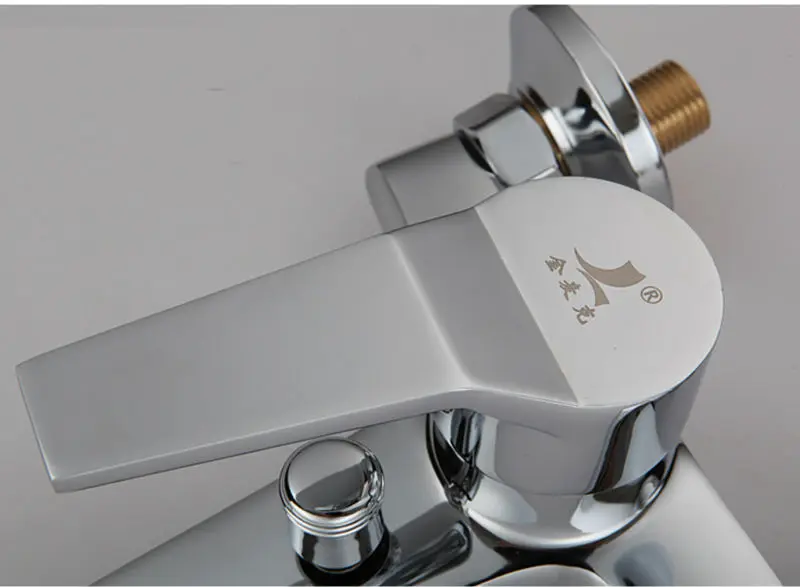Jmk showr смеситель для ванны для ванной коснитесь смеситель с горячей и холодной воды душевая воды смеситель с двумя outlets8002
