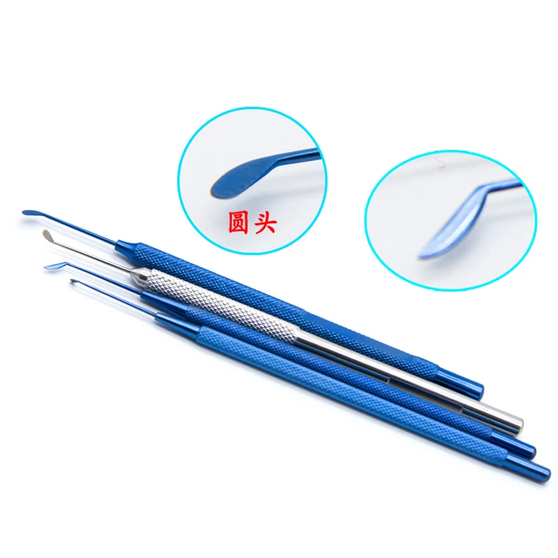 

SML Size Titanium Alloy Microscopic Instruments Ophthalmic Eyelid Scraper Tarsal Gland Upper Eyelid Scraper Separation Tool