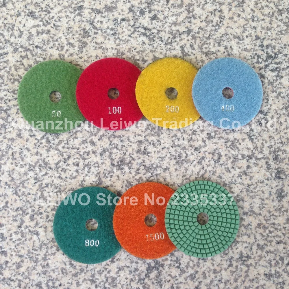 Diamond Polishing Pad 4 inch (100 mm) Wet Polishing Wheel for Granite