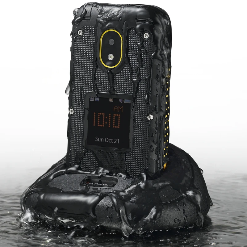 

ioutdoor F2 IP68 Waterproof Shockproof mobile Phone 2.4 inch Bluetooth Dual SIM telephone FM Radio 1200mAh Rugged Flip Phones