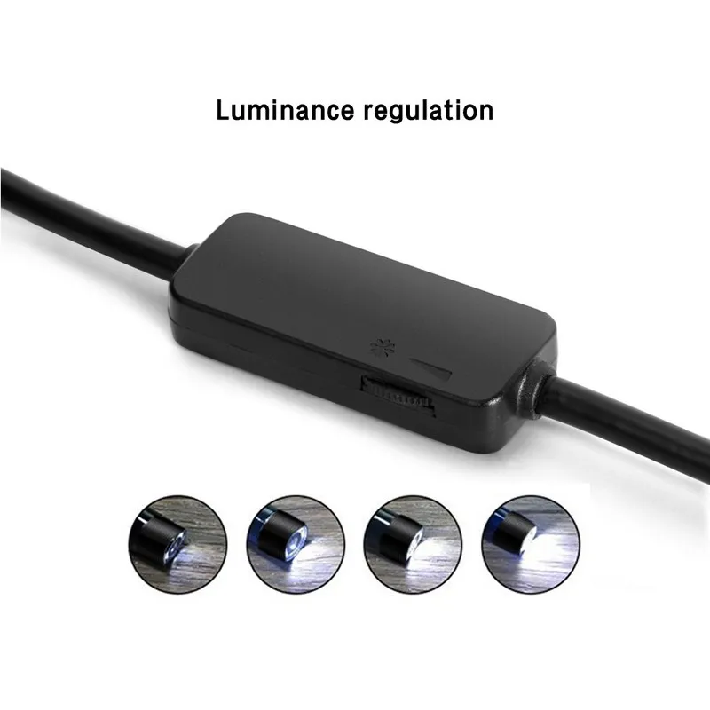 Беспроводной Эндоскоп С USB HD 1200 8 светодиодов Полужесткий Wi Fi IP68 Бороскоп