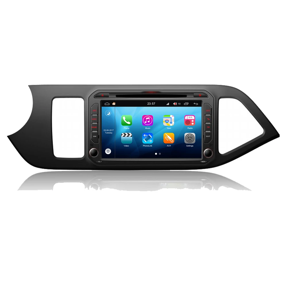 Android 8,0 для Kia Morning Picanto Naza Suria евро звезда 2 Din аксессуары для автомобиля стерео DVD gps навигация СБ Navi головное устройство