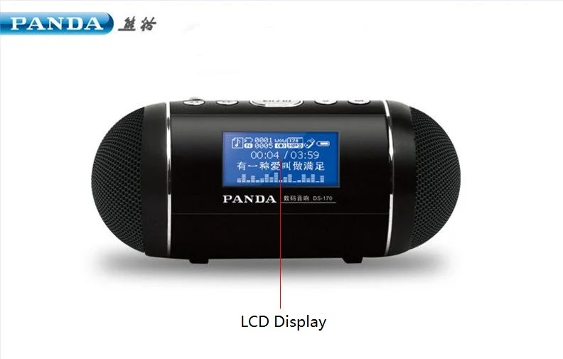 PANDA DS-147 динамик таймер переключатель песня лирика синхронизированный FM радио U диск/TF карта mp3-плеер